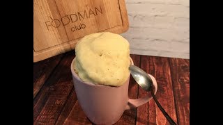 Медовый кекс в кружке за 5 минут: рецепт от Foodman.club