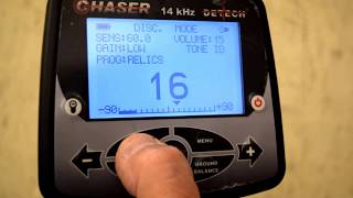 DeTech Chaser Menu and Program Settings