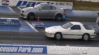 G35 Turbo Vs RX7 Turbo
