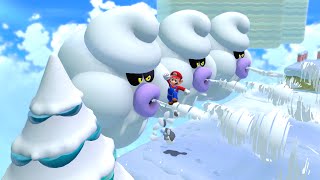❄️ Super Mario 3D World: 6-5 Ty-Foo Flurries (100 % All Stars & Stamp) [Gameplay Walkthrough]