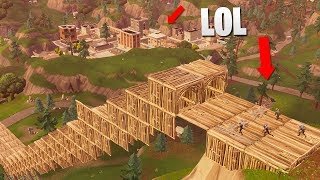 CREAMOS UNA *CARRERA GIGANTE* EN PISOS PICADOS (Patio de Juegos) **NUEVO MODO** - Fortnite