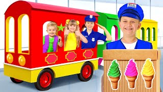 Diana Roma dan Oliver Menjelajahi Kota dengan Petualangan Kereta Api