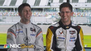 Jordan and Ricky Taylor critique each other's strengths as drivers | IMSA | Motorsports on NBC