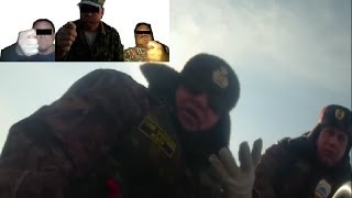 "Судак для Тани" часть 4.1 - бойня с рыбнадзором и охотоведом! 23.03.2014г.