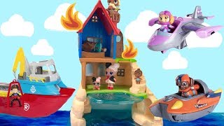 Paw Patrol Sea Patrol Toy Videos for Kids Compilation