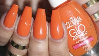 ESMALTE COLORAMA COLEÇÃO GIO ANTONELLI - ELETRIZANDO | REVIEW  ‹ Unhas da Lalá ›