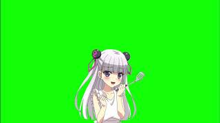 ✔️GREEN SCREEN EFFECTS: anime girl