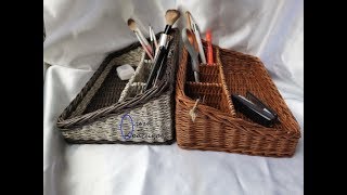 Органайзер 16 на 25 см. Ошибки при плетении. Organiser. Mistakes in weaving. Subtitles!!