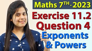 Q 4, Ex 13.2 - Exponents and Powers - Chapter 13 - Maths Class 7th - NCERT