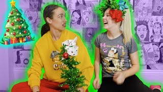 30 SECOND CHRISTMAS TREE CHALLENGE WITH MIRANDA SINGS!!