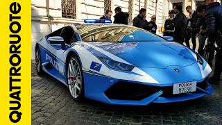 La nuova Lamborghini Huracan donata alla Polizia di Stato