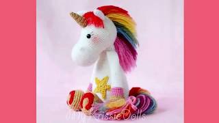 Амигуруми-лошадка, зебра, единорог. How to knit amigurumi horse. Сборка рук и ног. Уши