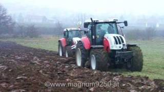 CVT 6225 & CVT 170 beim Pflügen