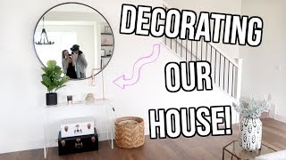 OUR NEW FURNITURE! DECORATING OUR HOUSE!