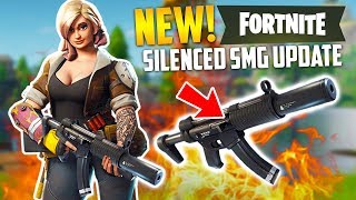 FORTNITE NEW SILENCED SMG!! (Fortnite Battle Royale)