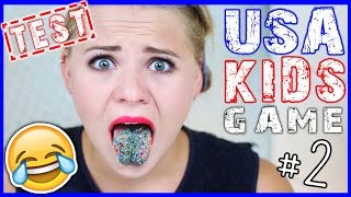 ICH TESTE VERRÜCKTE USA SPIELE für Kinder #2 - Pizza & Gummibärchen?!
