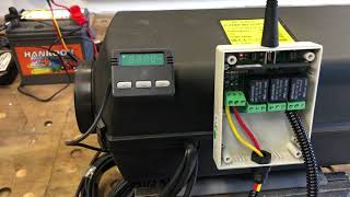 Planar Heater operated by remote control