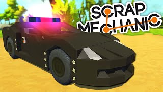 Scrap Mechanic CREATIONS - 9 AMAZINGLY DETAILED POLICE CARS!