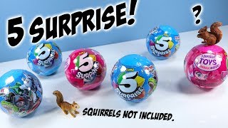5 Surprise Five Different Toys to Unbox Inside Ball from ZURU