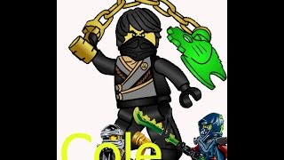 Drawing Cole from LEGO Ninjago / Рисуем Коула из Лего Ниндзяго