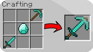 MİNECRAFT'TA KAZMALI ELMAS KILIÇ NASIL YAPILIR?