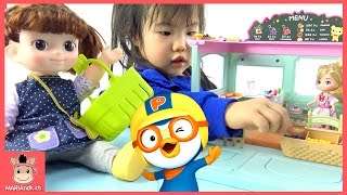 콩순이 인형 페어리 쥬쥬 장난감 놀이 ! 꾸러기 유니 상어가족 뽀로로 친구들 달콤한 케이크 카페 시크릿 쥬쥬 kids toys | 말이야와아이들 MariAndKids