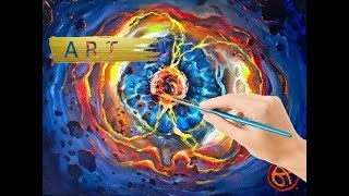 ✰ Живопись "Рождение звезды"✰✰✰ Рисуем вместе✔  (Художник Александр Витовский)