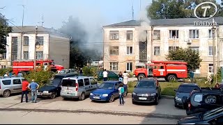 В Туле на пожаре спасли пенсионерку