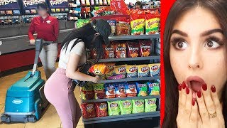 PEOPLE CAUGHT STEALING FOOD ON CAMERA