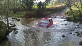 Skoda Favorit River Crossing