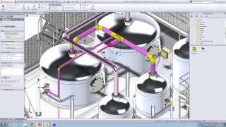 Creating Piping Automatically in SolidWorks