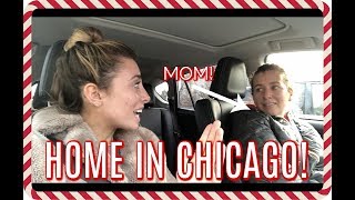 HOME IN CHICAGO! LET THE CRAZY BEGIN! | VLOGMAS 4 | Lauren Elizabeth
