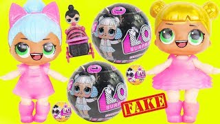 FAKE Heartbreaker Baby + Big LOL Surprise Dolls Strollers