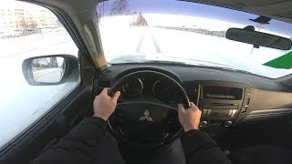 2014 Mitsubishi Pajero 3.0L (178HP) 6G72 POV TEST DRIVE