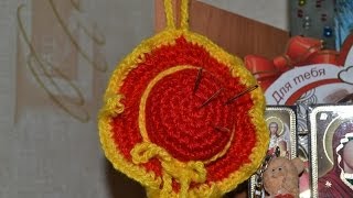 "Игольница крючком" (The crochet pin cushion)