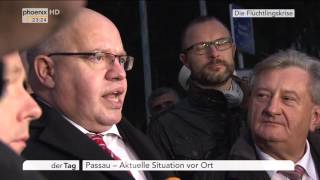 Flüchtlingskrise: Peter Altmeier zur humanitären Lage in Passau am 04.11.2015