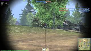 War Thunder ЗБТ  Бой на танке Т 44 на карте Ирландия