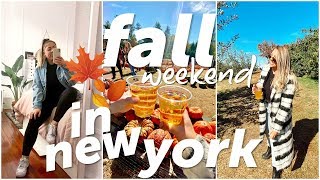 Fall Weekend in NYC: Apple Orchard, Recording my First Podcast, Fall Shopping + Haul!