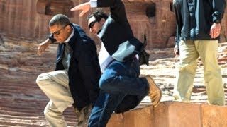 Obama Visits Ancient City Of Petra