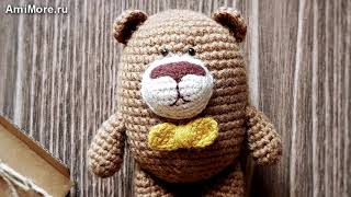 Амигуруми: схема Мишка Берни. Игрушки вязаные крючком - Free crochet patterns.
