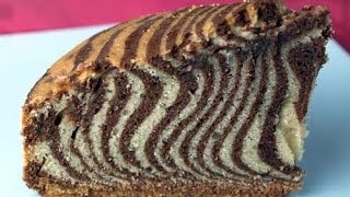 Zébra Cake Vanille Chocolat