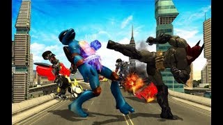 Bat Superhero vs Turtle Hero Crime City Battle | Batman Vs Ninja | Android GamePlay Video