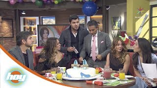 Zuria Vega y Daniel Arenas felices por el estreno de Mi marido tiene familia | Hoy