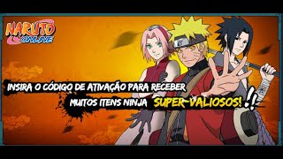 NARUTO ONLINE - COMO PEGAR CODIGO DE ATIVAÇÃO DE GRAÇA !