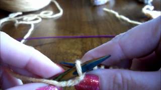 Left Handed Knitting, The Basics: Knit& Purl, Garter, Stockinette, and Rib Stitches