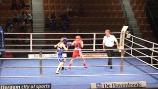 Women's boxing. Gnevanova Svetlana (RUS) - Akar Melten (TUR). 1/8 finals.round 3