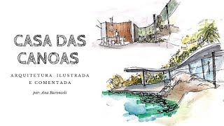 Arquitetura Comentada e Ilustrada - Casa das Canoas/Oscar Niemeyer
