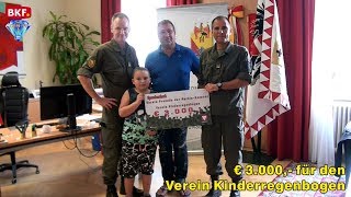 17. 6. 2019 - 3.000 Euro Spende durch den Verein „Freunde der Martins-Kaserne“ - CCM-TV.at / BKF