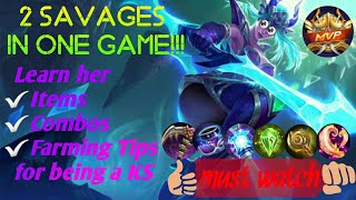 2 Savages in One Game |   Karina Gameplay | ML