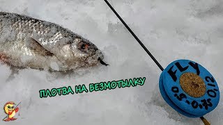 ПЛОТВА НА БЕЗМОТЫЛКУ В ГЛУХОЗИМЬЕ. Февраль 2020.